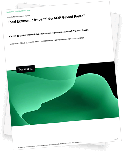Resultados del estudio Total Economic Impact™ de Forrester encargado por ADP